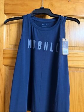 NOBULL Navy High Neck tank top